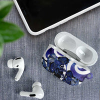 Piwakawaka New Zealand Matariki AirPods Case Maori New Year Silver Fern Purple Galaxy