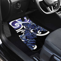 Piwakawaka New Zealand Matariki Car Mats Maori New Year Silver Fern Purple Galaxy