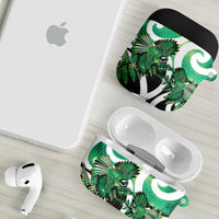 Piwakawaka New Zealand Matariki AirPods Case Maori New Year Silver Fern Green Galaxy
