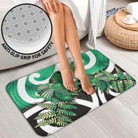 Piwakawaka New Zealand Matariki Bathroom Set Maori New Year Silver Fern Green Galaxy