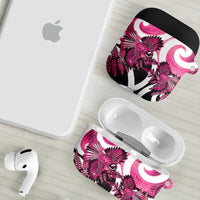 Piwakawaka New Zealand Matariki AirPods Case Maori New Year Silver Fern Pink Galaxy