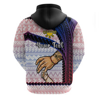 Custom Father Day Philippines Hoodie Filipino Pattern Maligayang Araw ng Mga Ama LT14 - Polynesian Pride