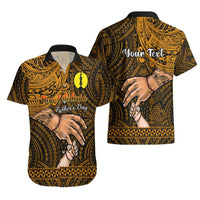 Personalised Father Day New Caledonia Hawaiian Shirt I Love You Dad LT14 - Polynesian Pride