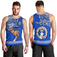 Personalised Father Day Northern Mariana Islands Men Tank Top CNMI I Love You Dad LT14 - Polynesian Pride