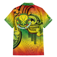 Hawaii Flag Day Family Matching Mermaid Dress and Hawaiian Shirt Kanaka Maoli With Kakau Polynesian Pattern LT14