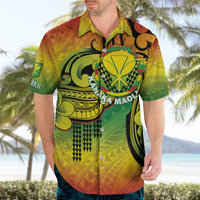 Hawaii Flag Day Hawaiian Shirt Kanaka Maoli With Kakau Polynesian Pattern LT14 - Polynesian Pride