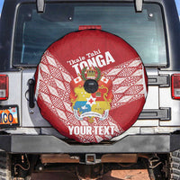 Tonga Rugby Custom Spare Tire Cover Go ʻIkale Tahi Go Tongan Tapa Cloth