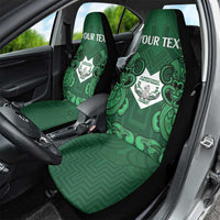 Custom Aotearoa Rugby Car Seat Cover New Zealand Maori Kete Poutama Pattern LT14 - Polynesian Pride