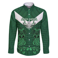 Custom Aotearoa Rugby Family Matching Puletasi and Hawaiian Shirt New Zealand Maori Kete Poutama Pattern