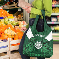 Custom Aotearoa Rugby Grocery Bag New Zealand Maori Kete Poutama Pattern LT14 - Polynesian Pride