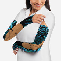 Kotiate New Zealand Arm Sleeves Maori Weapon Paua Shell Haka Fern LT14 - Polynesian Pride