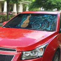 Kotiate New Zealand Auto Sun Shade Maori Weapon Paua Shell Haka Fern LT14 - Polynesian Pride
