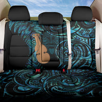 Kotiate New Zealand Back Car Seat Cover Maori Weapon Paua Shell Haka Fern LT14 One Size Turquoise - Polynesian Pride