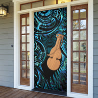 Kotiate New Zealand Door Cover Maori Weapon Paua Shell Haka Fern LT14 - Polynesian Pride