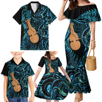 Kotiate New Zealand Family Matching Mermaid Dress and Hawaiian Shirt Maori Weapon Paua Shell Haka Fern LT14 - Polynesian Pride