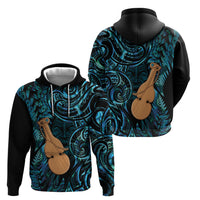 Kotiate New Zealand Hoodie Maori Weapon Paua Shell Haka Fern LT14 - Polynesian Pride