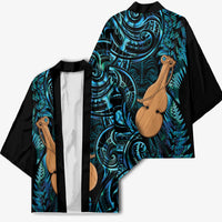 Kotiate New Zealand Kimono Maori Weapon Paua Shell Haka Fern LT14 - Polynesian Pride