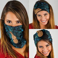 Kotiate New Zealand Neck Gaiter Maori Weapon Paua Shell Haka Fern LT14 - Polynesian Pride