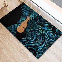 Kotiate New Zealand Rubber Doormat Maori Weapon Paua Shell Haka Fern LT14 - Polynesian Pride