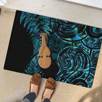 Kotiate New Zealand Rubber Doormat Maori Weapon Paua Shell Haka Fern LT14 - Polynesian Pride