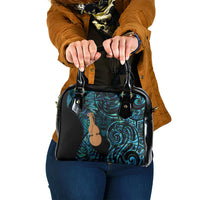 Kotiate New Zealand Shoulder Handbag Maori Weapon Paua Shell Haka Fern LT14 One Size Turquoise - Polynesian Pride