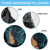 Kotiate New Zealand Spare Tire Cover Maori Weapon Paua Shell Haka Fern LT14 - Polynesian Pride