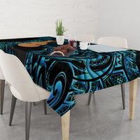 Kotiate New Zealand Tablecloth Maori Weapon Paua Shell Haka Fern LT14 - Polynesian Pride
