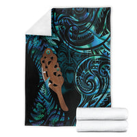 Maripi New Zealand Blanket Maori Weapon Paua Shell Haka Fern LT14 - Polynesian Pride