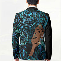 Maripi New Zealand Blazer Maori Weapon Paua Shell Haka Fern LT14 - Polynesian Pride