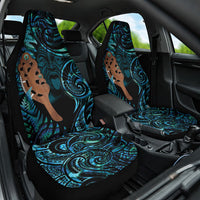 Maripi New Zealand Car Seat Cover Maori Weapon Paua Shell Haka Fern LT14 One Size Turquoise - Polynesian Pride