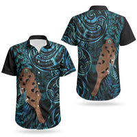 Maripi New Zealand Couples Matching Summer Maxi Dress and Hawaiian Shirt Maori Weapon Paua Shell Haka Fern LT14 - Polynesian Pride