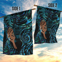 Maripi New Zealand Garden Flag Maori Weapon Paua Shell Haka Fern LT14 - Polynesian Pride