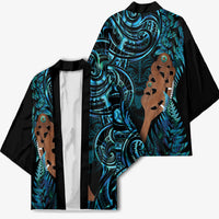 Maripi New Zealand Kimono Maori Weapon Paua Shell Haka Fern LT14 - Polynesian Pride