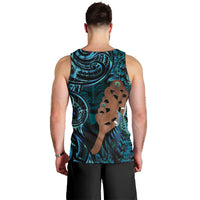 Maripi New Zealand Men Tank Top Maori Weapon Paua Shell Haka Fern LT14 - Polynesian Pride
