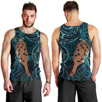 Maripi New Zealand Men Tank Top Maori Weapon Paua Shell Haka Fern LT14 - Polynesian Pride