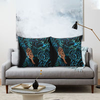 Maripi New Zealand Pillow Cover Maori Weapon Paua Shell Haka Fern LT14 - Polynesian Pride