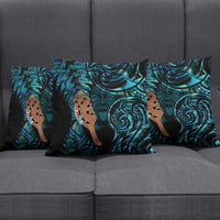 Maripi New Zealand Pillow Cover Maori Weapon Paua Shell Haka Fern LT14 - Polynesian Pride