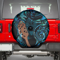 Maripi New Zealand Spare Tire Cover Maori Weapon Paua Shell Haka Fern LT14 - Polynesian Pride