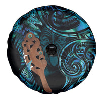 Maripi New Zealand Spare Tire Cover Maori Weapon Paua Shell Haka Fern LT14 - Polynesian Pride