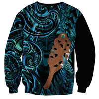 Maripi New Zealand Sweatshirt Maori Weapon Paua Shell Haka Fern LT14 - Polynesian Pride