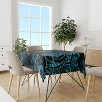 Maripi New Zealand Tablecloth Maori Weapon Paua Shell Haka Fern LT14 - Polynesian Pride