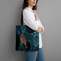 Maripi New Zealand Tote Bag Maori Weapon Paua Shell Haka Fern LT14 - Polynesian Pride