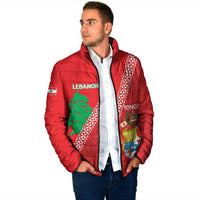 Tonga And Lebanon Padded Jacket 2026 Together Half Style LT14 - Polynesian Pride