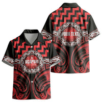 Aotearoa Ngapuhi Personalised Kid Hawaiian Shirt Maori Iwi Poutama Puhoro Tattoo