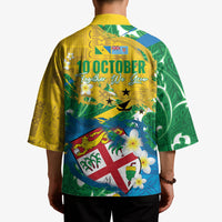 Malampa Fiji Day Kimono 10 October Together We Grow Grunge Tapa Motifs