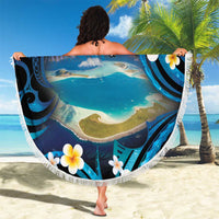 French Polynesia Tetiaroa Atoll Beach Blanket Polynesian Curves Style