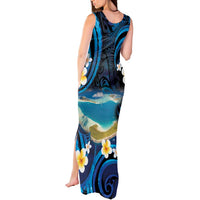 French Polynesia Tetiaroa Atoll Tank Maxi Dress Polynesian Curves Style