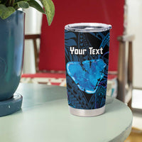 Personalised Tahiti Moorea Atoll Tumbler Cup Polynesian Sea Turtle LT14 - Polynesian Pride