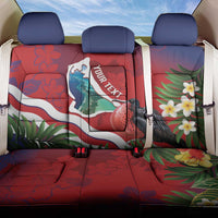 Personalised Kiribati Tarawa Atoll Back Car Seat Cover Frigate Bird With Map Tropical Style