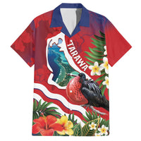 Personalised Kiribati Tarawa Atoll Family Matching Long Sleeve Bodycon Dress and Hawaiian Shirt Frigate Bird With Map Tropical Style
